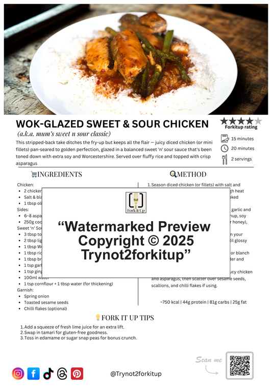 WOK-GLAZED SWEET & SOUR CHICKEN