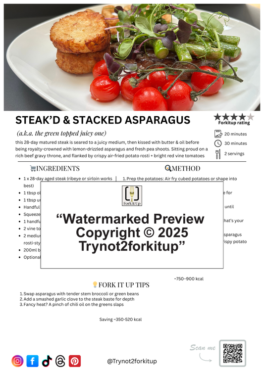 STEAK & STACKED ASPARAGUS