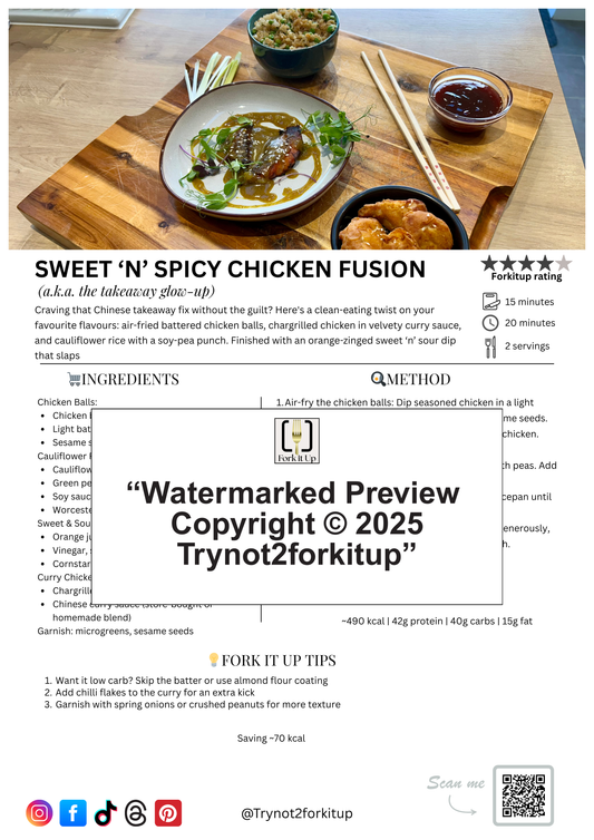 SWEET 'N' SPICY CHICKEN FUSION