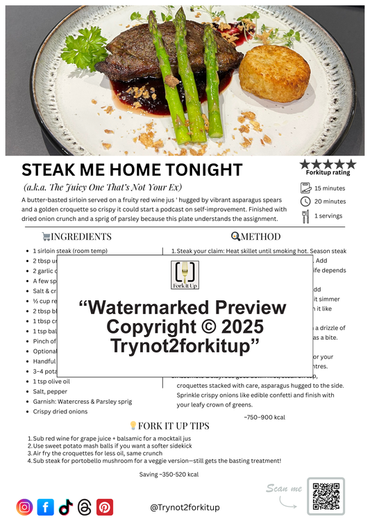 STEAK & RED WINE JUS