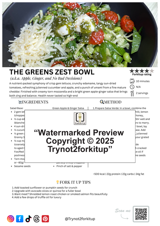 THE GREENS ZEST BOWL