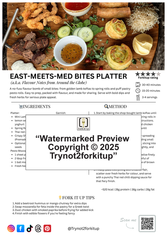 EAST-MEETS-MED BITES PLATTER