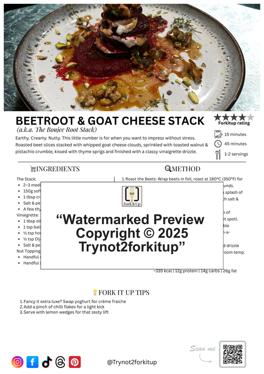 BEETROOT & GOAT CHEESE STACK