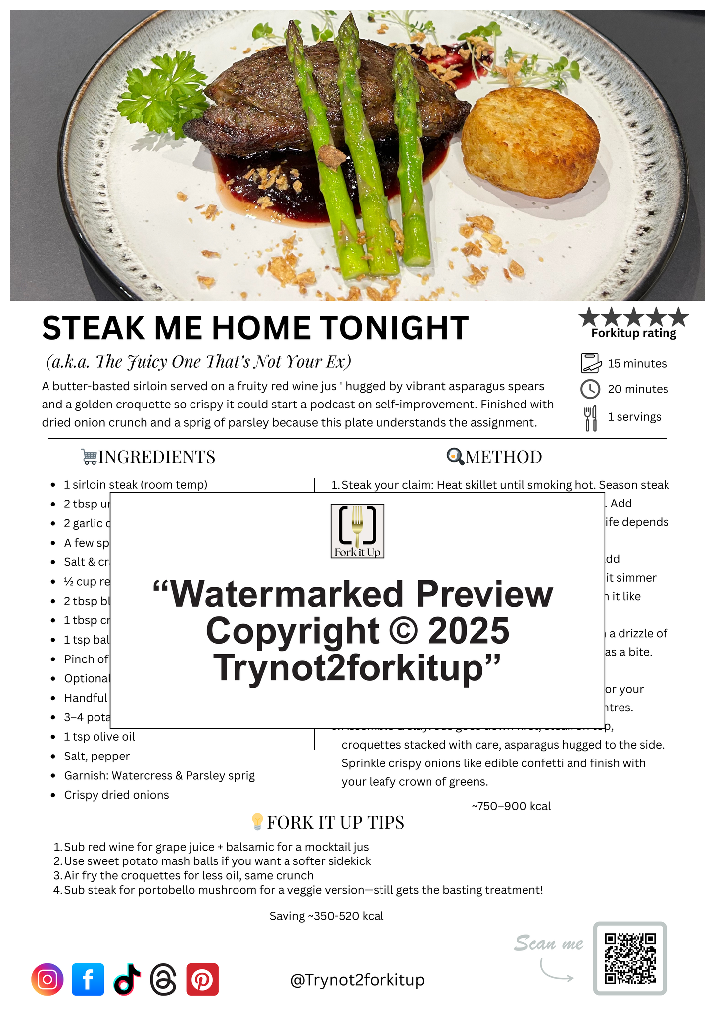STEAK & RED WINE JUS