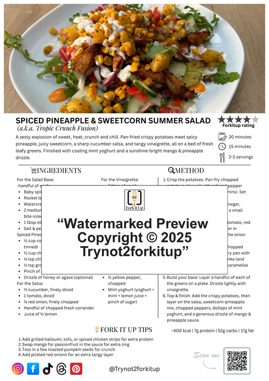 SPICED PINEAPPLE & SWEETCORN SALAD