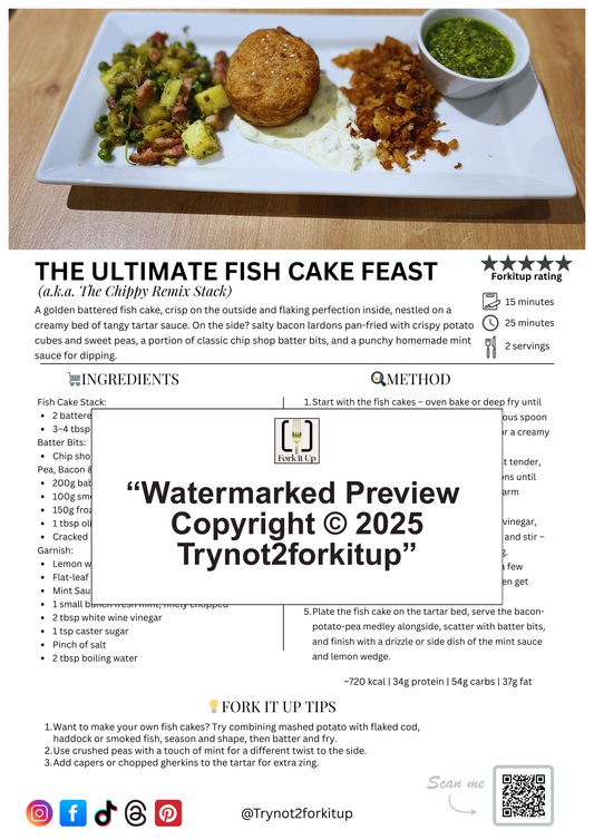 THE ILTIMATE FISH CAKE FEAST