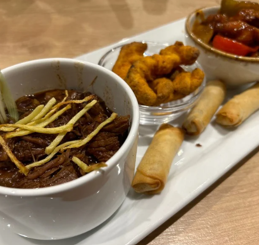 ASIAN BEEF WITH CRISPY GINGER