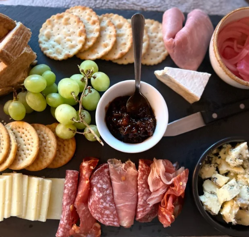 THE CHARCUTERIE CATCH-UP BOARD