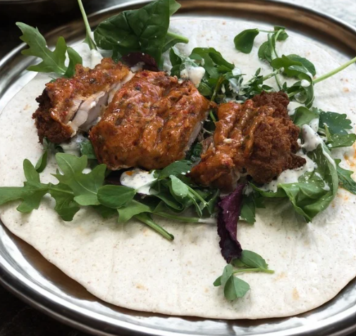 JERKED STREET CHICKEN WRAP