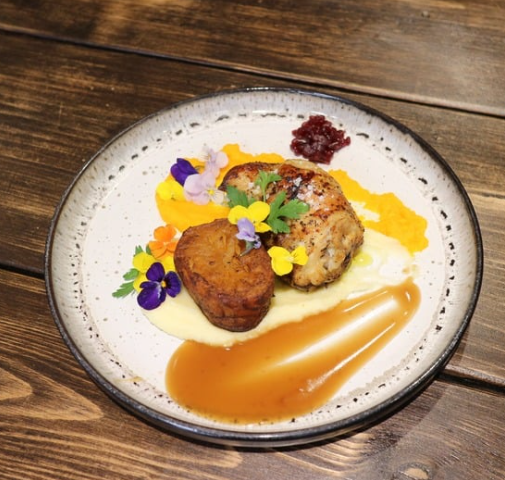 PAN-SEARED CHICKEN & FONDANT ELEGANCE
