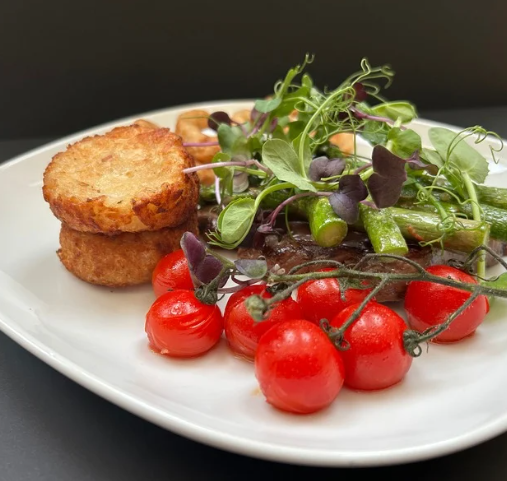 STEAK & STACKED ASPARAGUS