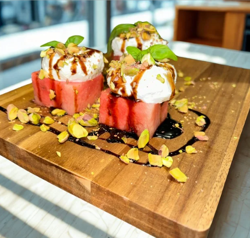 WATERMELON & GOAT CHEESE BITES